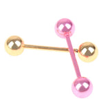7 Pcs Stainless Steel Tongue Piercing Set