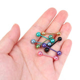 7 Pcs Stainless Steel Tongue Piercing Set