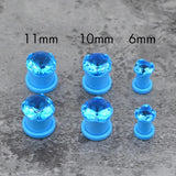 Pair Metal Ear Plugs/Tunnels Gauge Piercing Flesh Expander Body