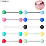 Leosoxs 10pcs Tongue Nail Sexy Breast Nail Barbell Ear Bone Nail