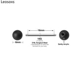 Leosoxs 10pcs Tongue Nail Sexy Breast Nail Barbell Ear Bone Nail