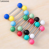 Leosoxs 10pcs Tongue Nail Sexy Breast Nail Barbell Ear Bone Nail