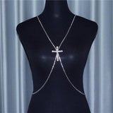 Rhinestone Chain Body Harness for Women Sexy bikini Crystal Body Chain