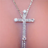 Rhinestone Chain Body Harness for Women Sexy bikini Crystal Body Chain