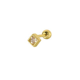 6 Pcs Stainless Steel Star Moon Cartilage Earrings for Women Ear Piercing