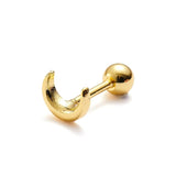 6 Pcs Stainless Steel Star Moon Cartilage Earrings for Women Ear Piercing