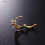 Leosoxs 2pcs Zircon Round Earrings