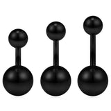 316L Surgical Steel Ball Belly Earring 3PCS