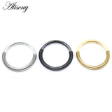 Stainless Steel Round Spring Eardrop Ear Expander Body Piercing Jewelry