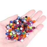100Pcs Acrylic Tongue Piercing Surgical Steel Bar Body Jewelry Gift 14G