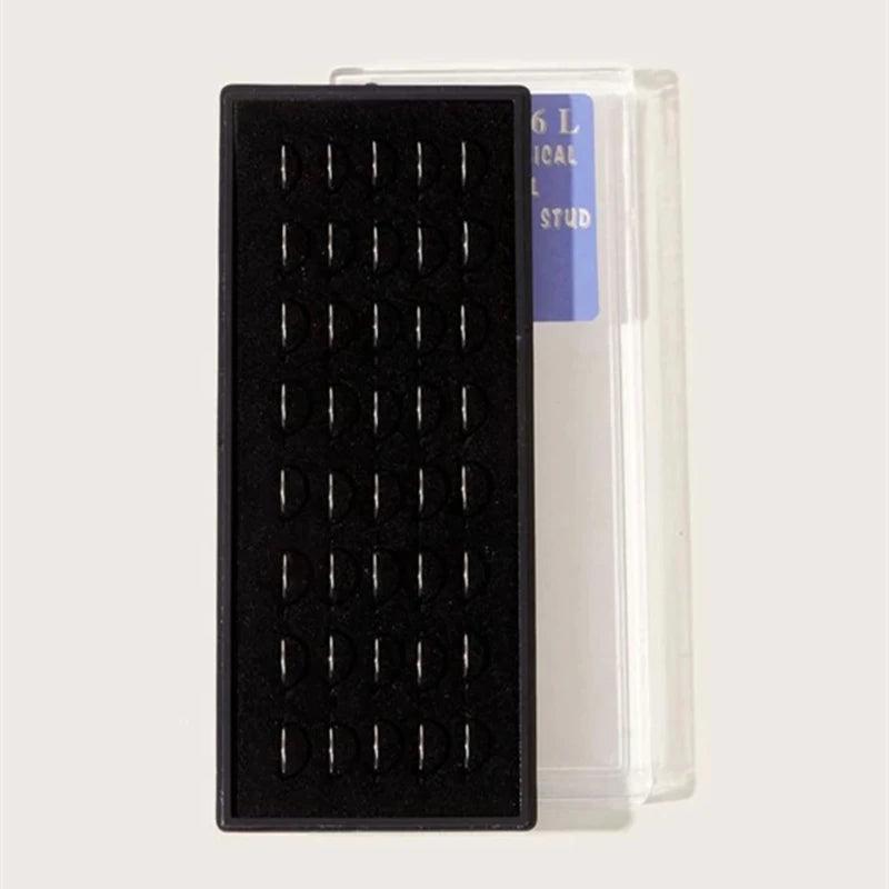 40 PCS Nose Ring Hoop Women Men Nose Rings Piercing Jewelry Glossy