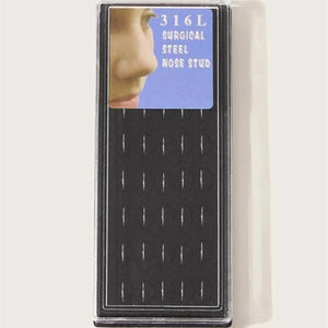 40 PCS Nose Ring Hoop Women Men Nose Rings Piercing Jewelry Glossy