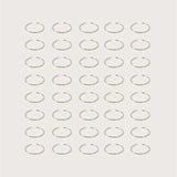 40 PCS Nose Ring Hoop Women Men Nose Rings Piercing Jewelry Glossy