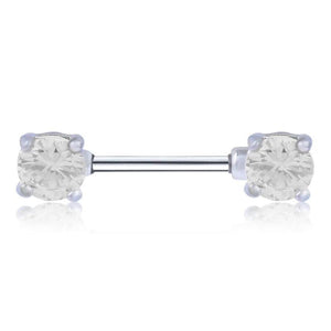 Colorful Zircon Nipple Rings Body Piercing Jewelry