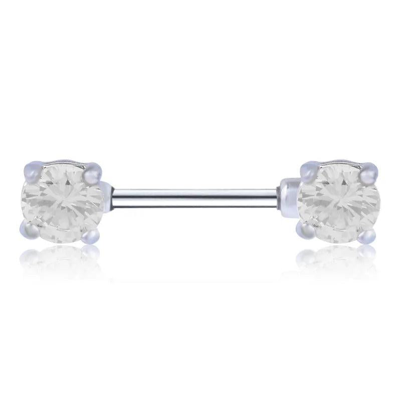 Colorful Zircon Nipple Rings Body Piercing Jewelry