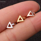 Leosoxs 2pcs Zircon Mini Ear Buckle Piercing Jewelry