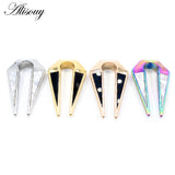 1PC Shell Earring Clip Stainless Steel Ear Piercing 12mm Ear Weight
