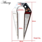 1PC Shell Earring Clip Stainless Steel Ear Piercing 12mm Ear Weight