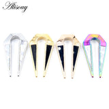 1PC Shell Earring Clip Stainless Steel Ear Piercing 12mm Ear Weight