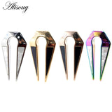 1PC Shell Earring Clip Stainless Steel Ear Piercing 12mm Ear Weight