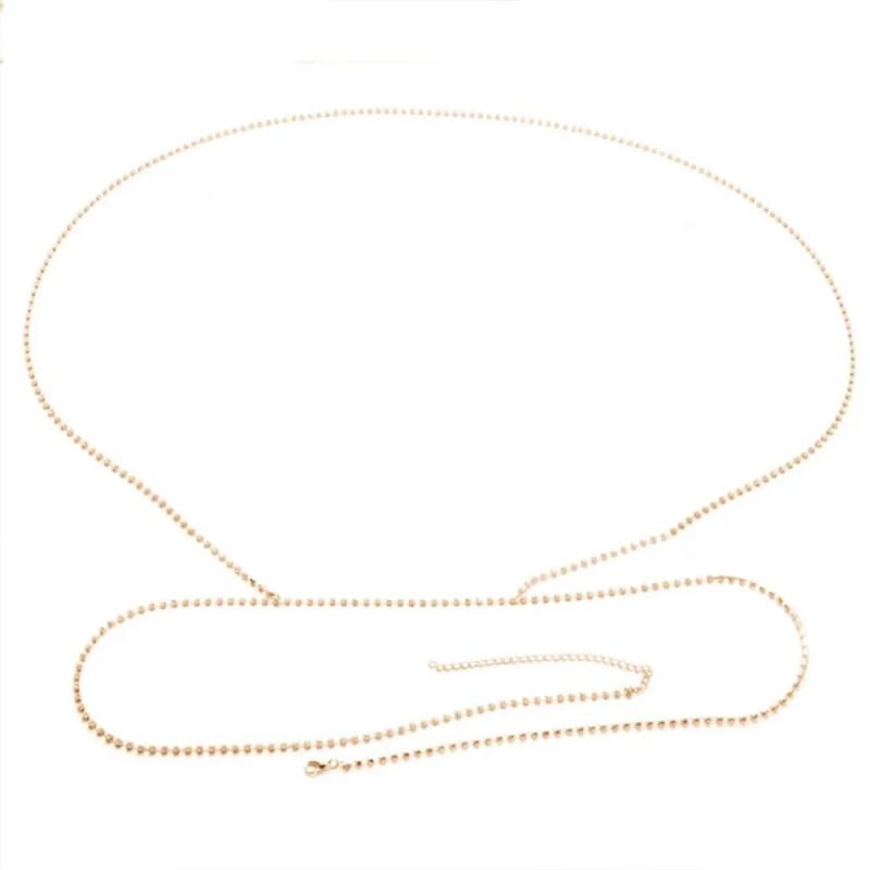 Sexy Rhinestone Women's Body Chain Bikini