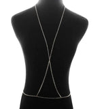 Sexy Rhinestone Women's Body Chain Bikini