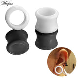 Miqiao 2pcs Acrylic Ear Plugs Tunnels Piercing Expander 4-20mm Stretcher Gauges