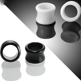 Miqiao 2pcs Acrylic Ear Plugs Tunnels Piercing Expander 4-20mm Stretcher Gauges