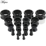 Miqiao 2pcs Acrylic Ear Plugs Tunnels Piercing Expander 4-20mm Stretcher Gauges
