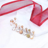 6mm 316L Surgical Steel Short Belly Earring Navel Button Rings 3-5PCS