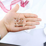 6mm 316L Surgical Steel Short Belly Earring Navel Button Rings 3-5PCS