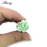 3D Rose Flower Acrylic Ear Plug Tunnel Gauges Body Piercing for Women