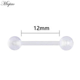 Acrylic Invisible Soft Rod Nose Studs Lip Nails Body Piercing Jewelry