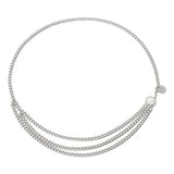 Metal Chain Retro Belt High Waist Hip Coin Charms Waistband Body Chain