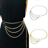 Metal Chain Retro Belt High Waist Hip Coin Charms Waistband Body Chain