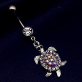 5pcs Animal Dangle Navel Belly Bar Rings Body Piercing Jewelry