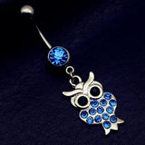 5pcs Animal Dangle Navel Belly Bar Rings Body Piercing Jewelry