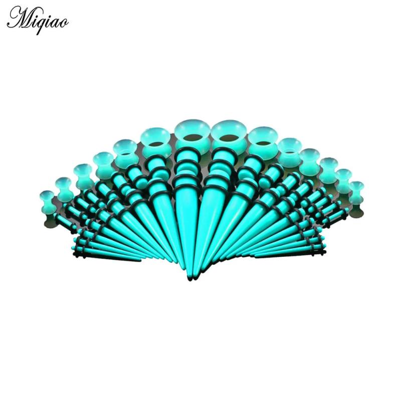 Acrylic Tapered Ear Extension Set - 50 Pcs