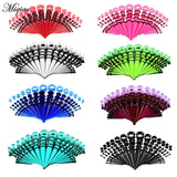 Acrylic Tapered Ear Extension Set - 50 Pcs
