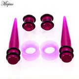 Acrylic Tapered Ear Extension Set - 50 Pcs