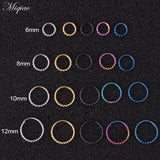 2pcs Stainless Steel Hemp Wreath Ear Bone Nail Piercing Jewelry