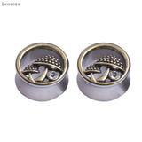 Ancient Bronze Mushroom Stainless Steel Earring Set