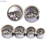 Ancient Bronze Mushroom Stainless Steel Earring Set