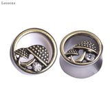 Ancient Bronze Mushroom Stainless Steel Earring Set