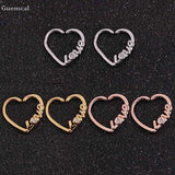 2pcs Multifunctional Nose Ring Earrings Piercing Jewelry