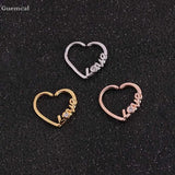 2pcs Multifunctional Nose Ring Earrings Piercing Jewelry