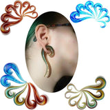 3Pair Glitter Spiral Taper Plugs Piercing Gauge Earring Expander