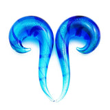 3Pair Glitter Spiral Taper Plugs Piercing Gauge Earring Expander