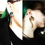 3Pair Glitter Spiral Taper Plugs Piercing Gauge Earring Expander
