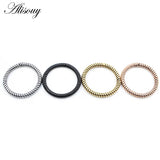 6mm Stainless Steel Ear Hangers Weights Hoop Spring Ear Tunnels Plugs